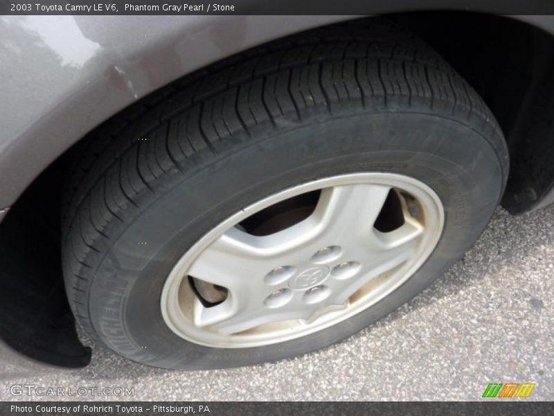 Phantom Gray Pearl / Stone 2003 Toyota Camry LE V6