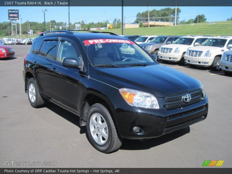 Black / Taupe 2007 Toyota RAV4 I4