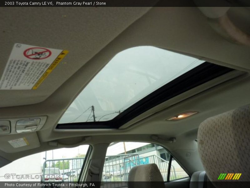 Phantom Gray Pearl / Stone 2003 Toyota Camry LE V6