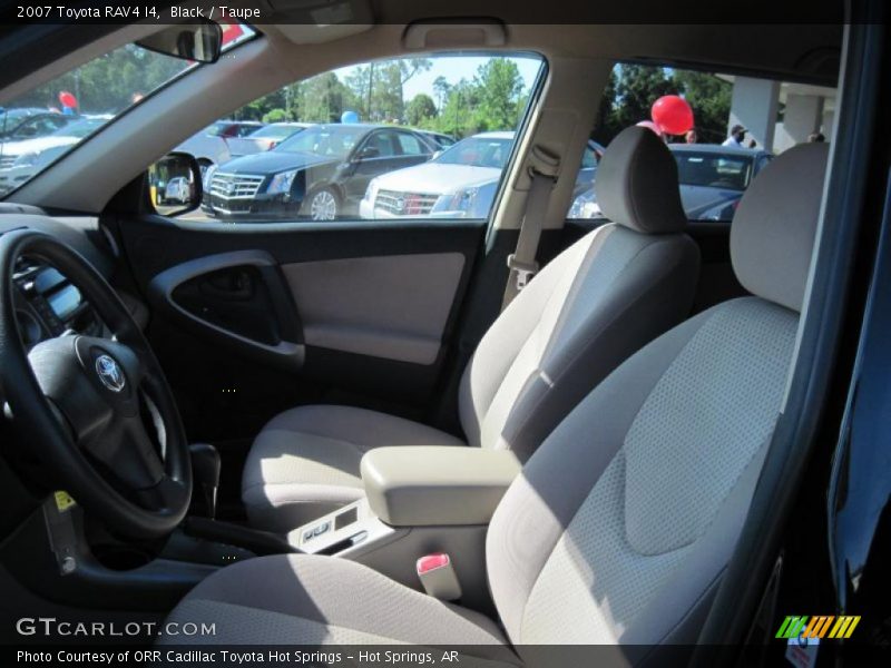 Black / Taupe 2007 Toyota RAV4 I4