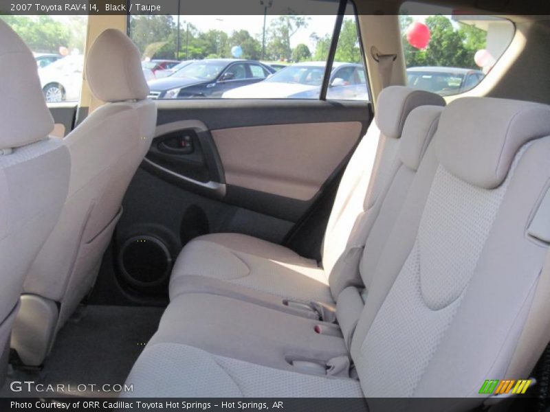 Black / Taupe 2007 Toyota RAV4 I4