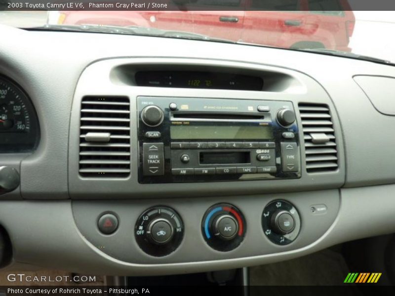Controls of 2003 Camry LE V6