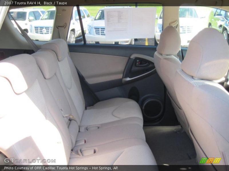 Black / Taupe 2007 Toyota RAV4 I4