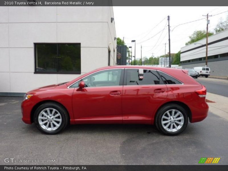 Barcelona Red Metallic / Ivory 2010 Toyota Venza I4