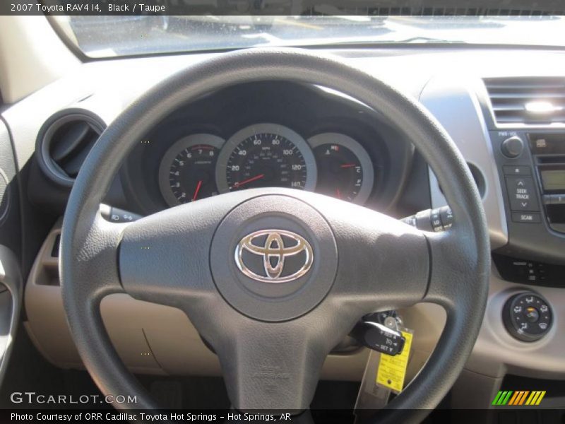 Black / Taupe 2007 Toyota RAV4 I4