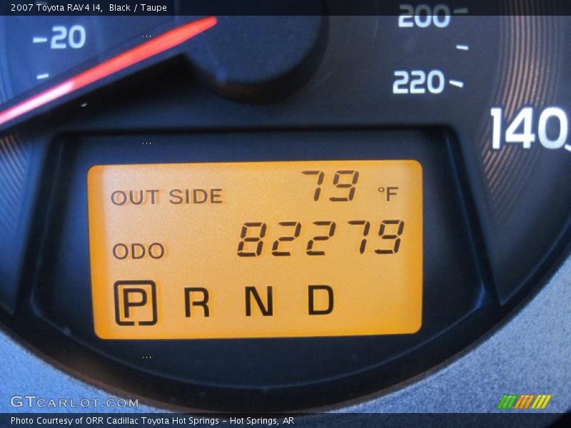 Black / Taupe 2007 Toyota RAV4 I4