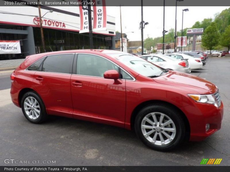 Barcelona Red Metallic / Ivory 2010 Toyota Venza I4