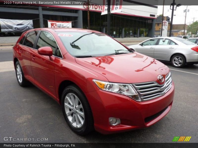 Barcelona Red Metallic / Ivory 2010 Toyota Venza I4