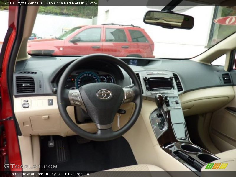 Barcelona Red Metallic / Ivory 2010 Toyota Venza I4
