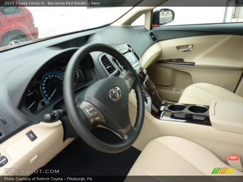 Barcelona Red Metallic / Ivory 2010 Toyota Venza I4