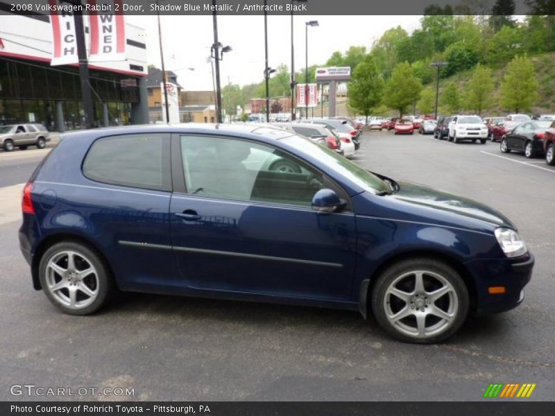  2008 Rabbit 2 Door Shadow Blue Metallic