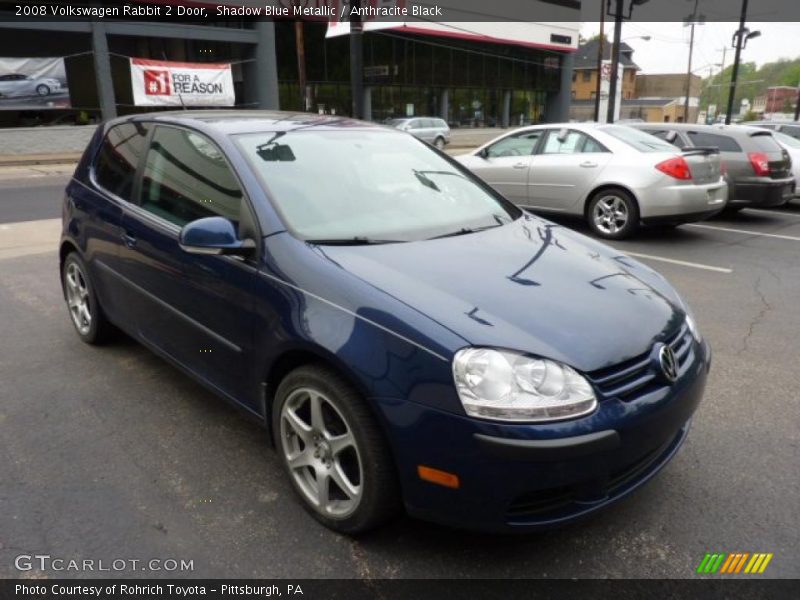 Shadow Blue Metallic / Anthracite Black 2008 Volkswagen Rabbit 2 Door