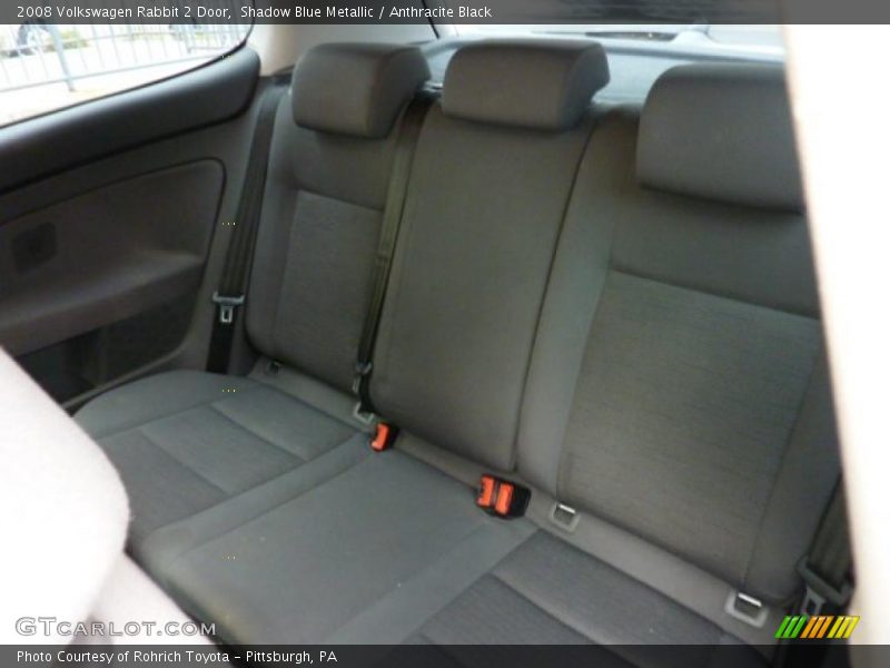Shadow Blue Metallic / Anthracite Black 2008 Volkswagen Rabbit 2 Door