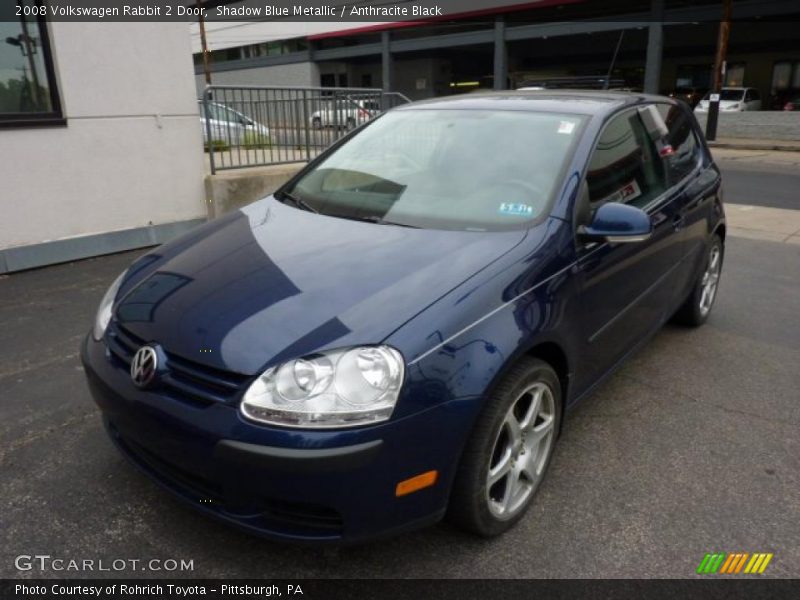 Shadow Blue Metallic / Anthracite Black 2008 Volkswagen Rabbit 2 Door