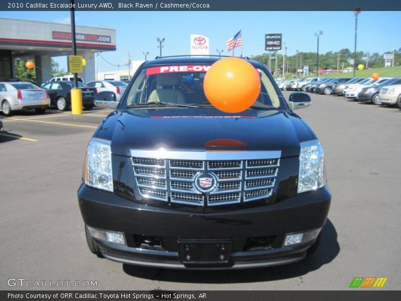 Black Raven / Cashmere/Cocoa 2010 Cadillac Escalade Luxury AWD