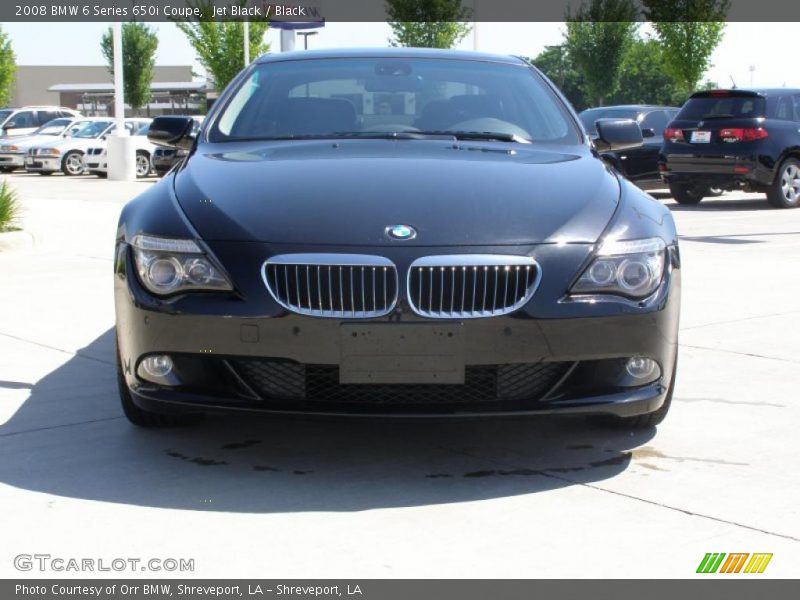 Jet Black / Black 2008 BMW 6 Series 650i Coupe