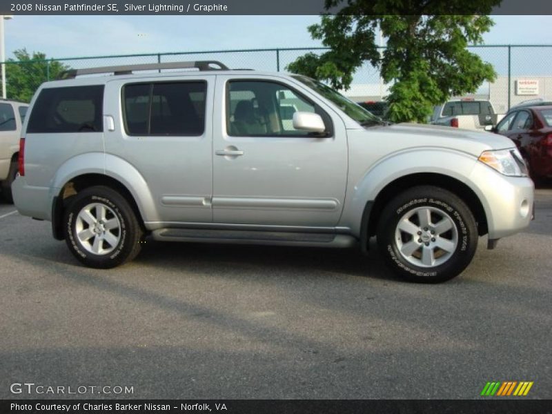 Silver Lightning / Graphite 2008 Nissan Pathfinder SE