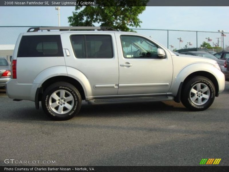 Silver Lightning / Graphite 2008 Nissan Pathfinder SE