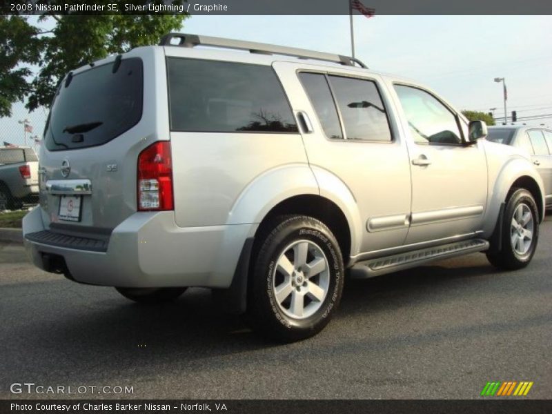 Silver Lightning / Graphite 2008 Nissan Pathfinder SE