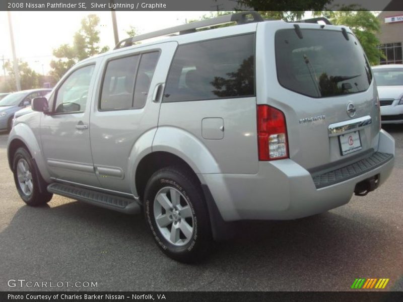 Silver Lightning / Graphite 2008 Nissan Pathfinder SE