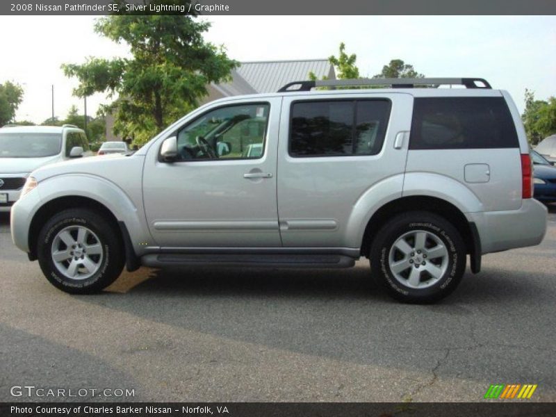 Silver Lightning / Graphite 2008 Nissan Pathfinder SE