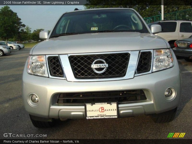 Silver Lightning / Graphite 2008 Nissan Pathfinder SE