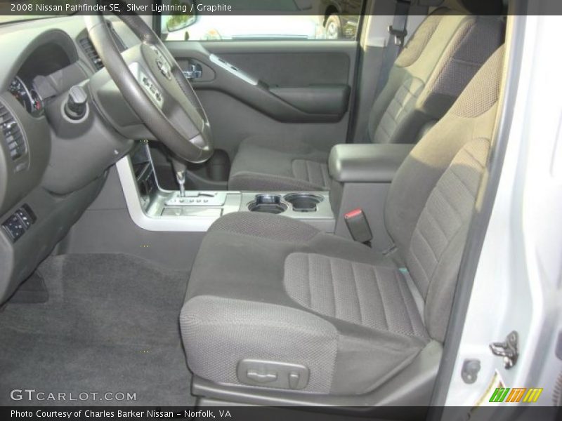 Silver Lightning / Graphite 2008 Nissan Pathfinder SE