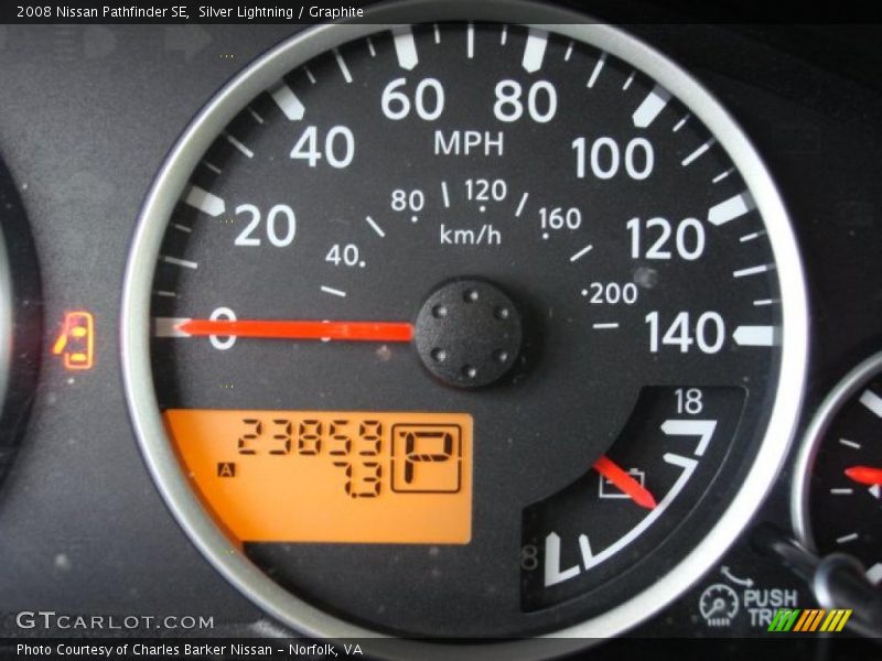 Silver Lightning / Graphite 2008 Nissan Pathfinder SE