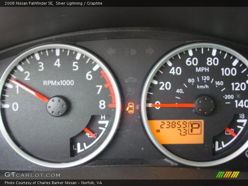 Silver Lightning / Graphite 2008 Nissan Pathfinder SE