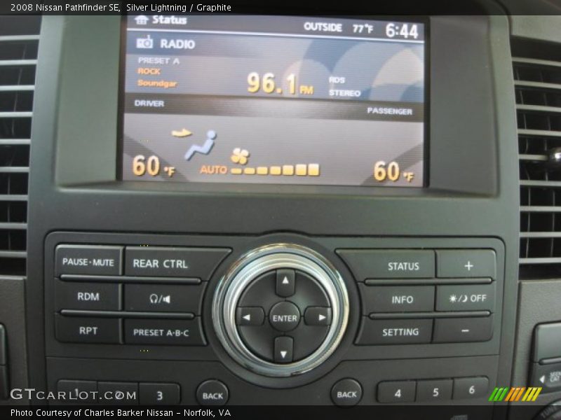 Silver Lightning / Graphite 2008 Nissan Pathfinder SE