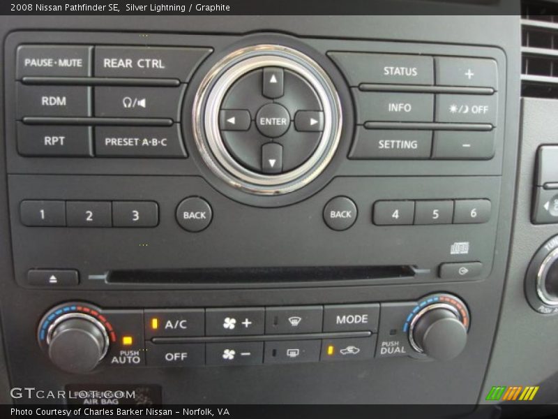 Silver Lightning / Graphite 2008 Nissan Pathfinder SE