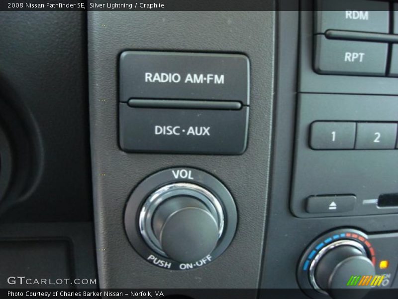 Silver Lightning / Graphite 2008 Nissan Pathfinder SE