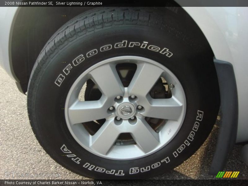 Silver Lightning / Graphite 2008 Nissan Pathfinder SE