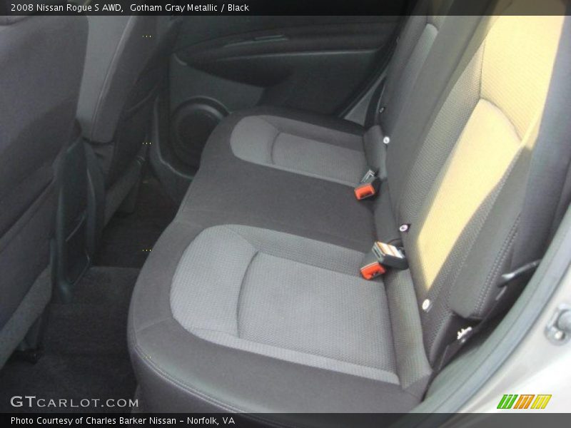 Gotham Gray Metallic / Black 2008 Nissan Rogue S AWD