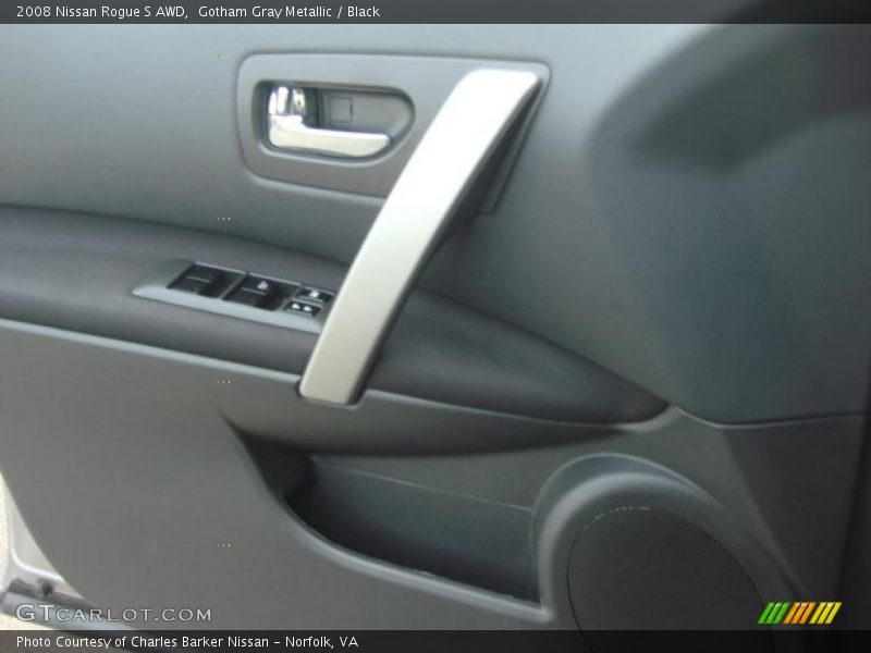 Gotham Gray Metallic / Black 2008 Nissan Rogue S AWD