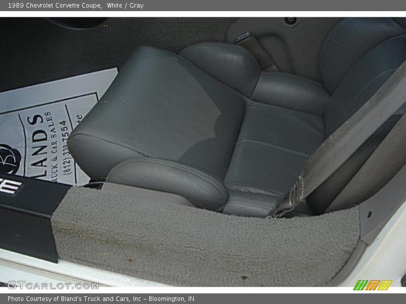  1989 Corvette Coupe Gray Interior