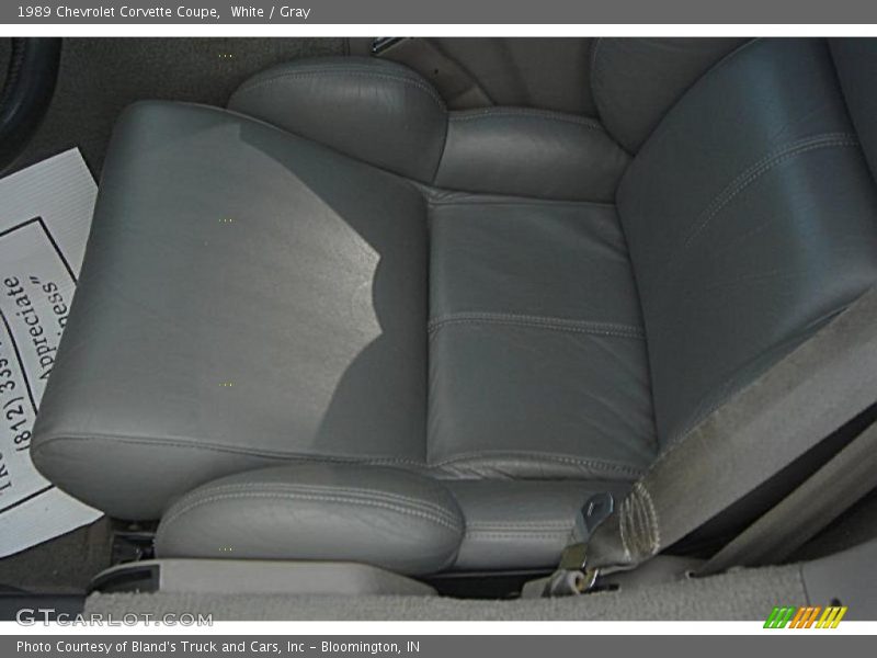  1989 Corvette Coupe Gray Interior