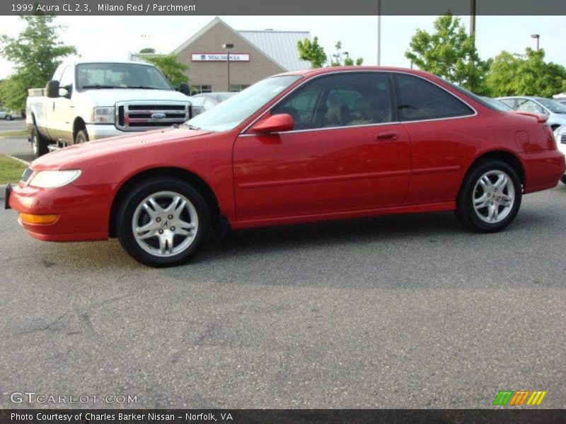 Milano Red / Parchment 1999 Acura CL 2.3