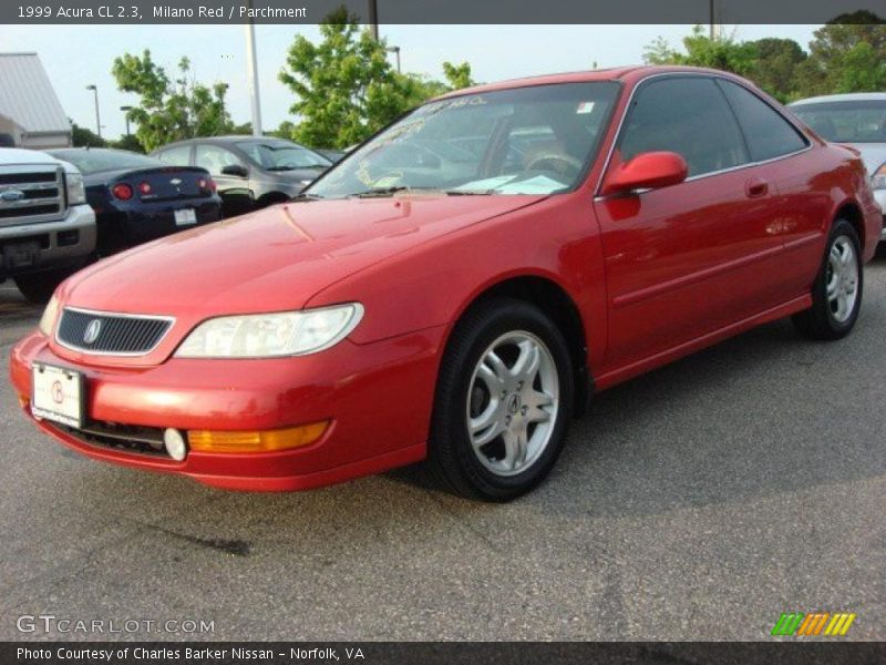 Milano Red / Parchment 1999 Acura CL 2.3