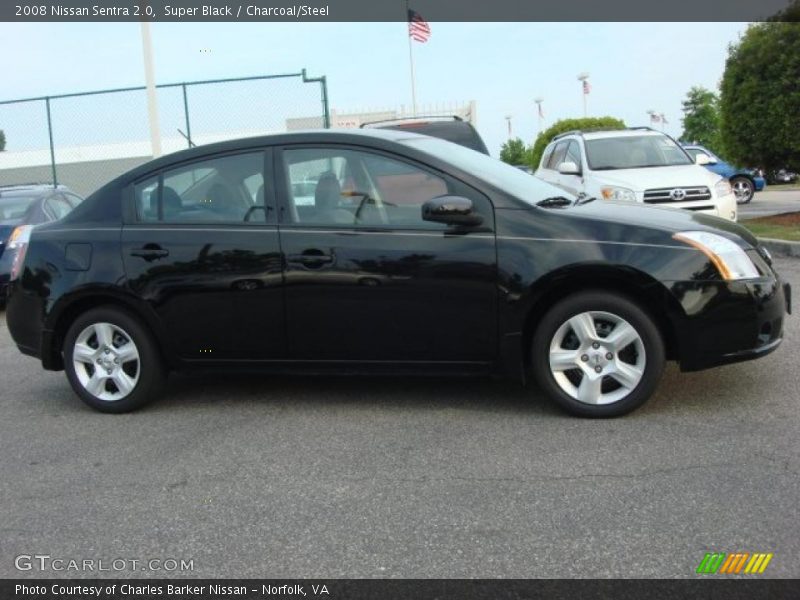 Super Black / Charcoal/Steel 2008 Nissan Sentra 2.0
