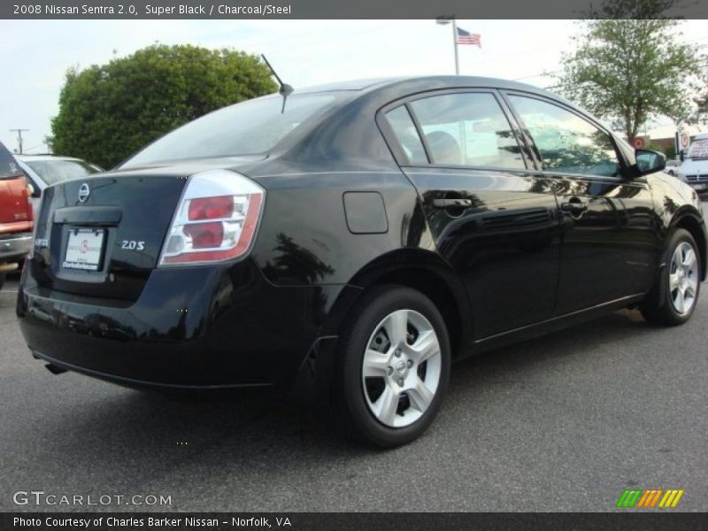 Super Black / Charcoal/Steel 2008 Nissan Sentra 2.0