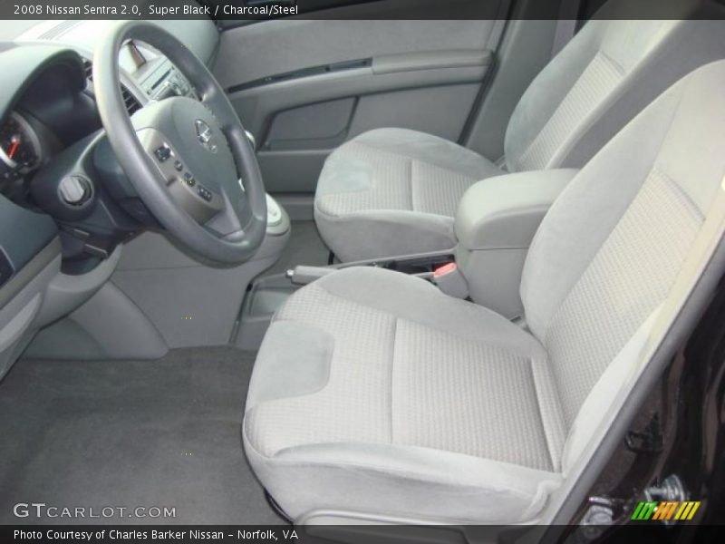 Super Black / Charcoal/Steel 2008 Nissan Sentra 2.0