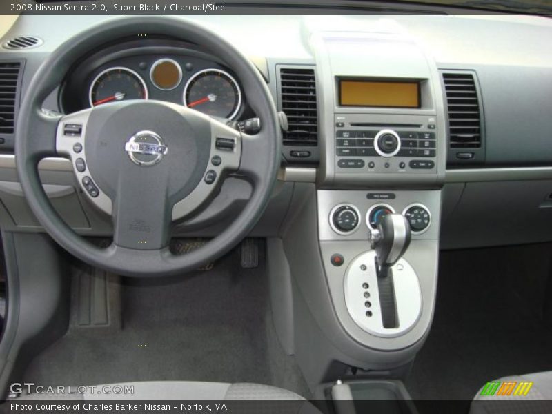 Super Black / Charcoal/Steel 2008 Nissan Sentra 2.0