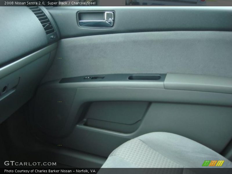 Super Black / Charcoal/Steel 2008 Nissan Sentra 2.0