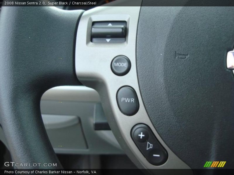 Super Black / Charcoal/Steel 2008 Nissan Sentra 2.0