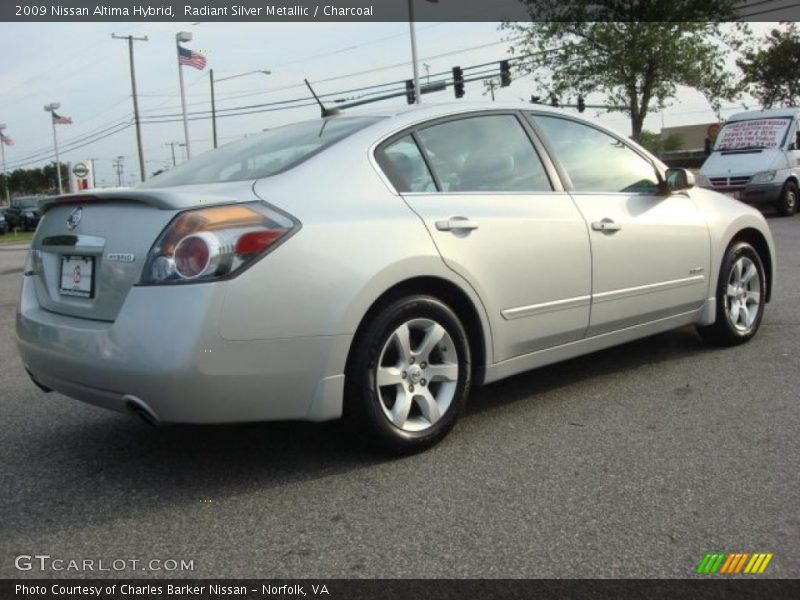 Radiant Silver Metallic / Charcoal 2009 Nissan Altima Hybrid