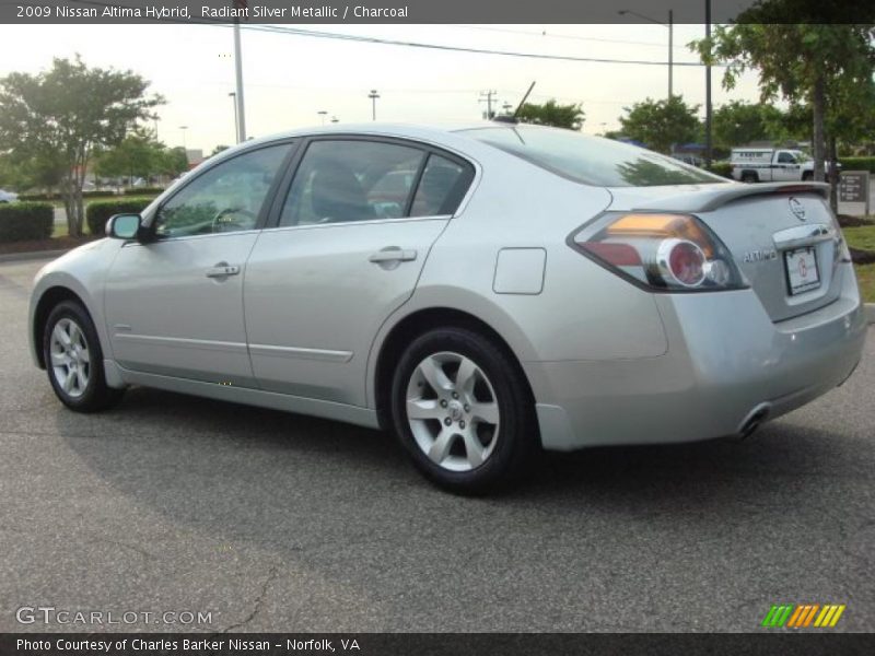 Radiant Silver Metallic / Charcoal 2009 Nissan Altima Hybrid