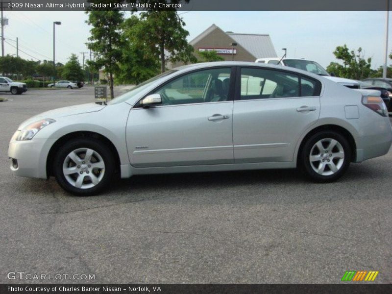 Radiant Silver Metallic / Charcoal 2009 Nissan Altima Hybrid