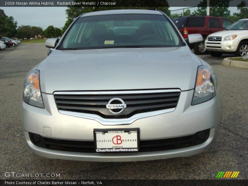 Radiant Silver Metallic / Charcoal 2009 Nissan Altima Hybrid