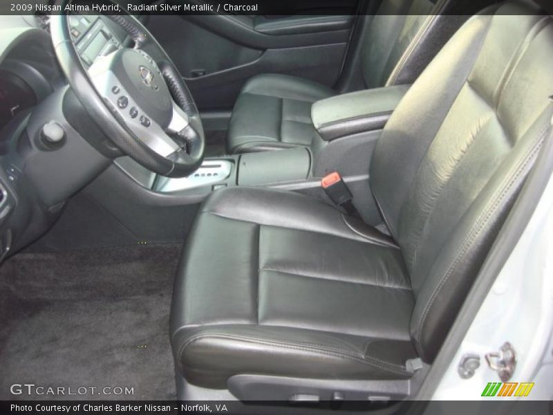 Radiant Silver Metallic / Charcoal 2009 Nissan Altima Hybrid